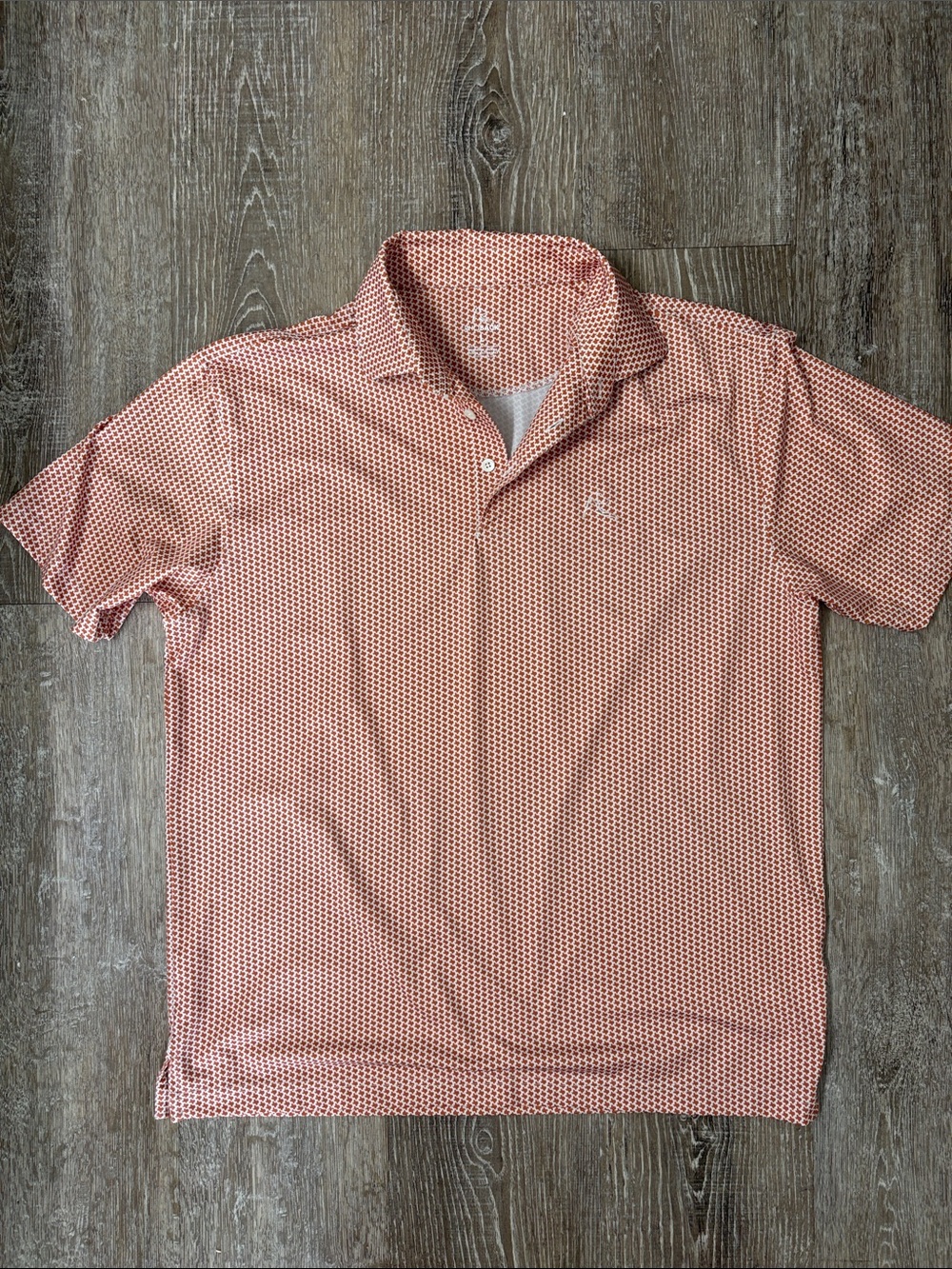 Rhoback The Don’t Mess Texas Print Polo Shirt